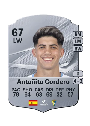 Antoñito Cordero 67 LW