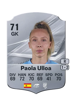 Paola Ulloa 71 GK