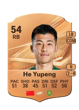 He Yupeng 54 RB