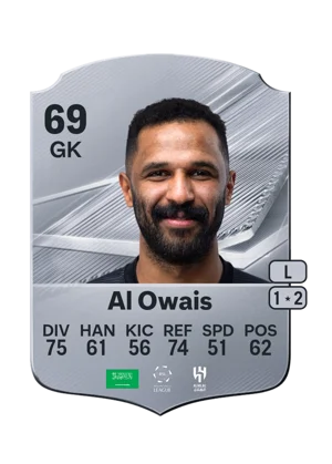 Al Owais 69 GK