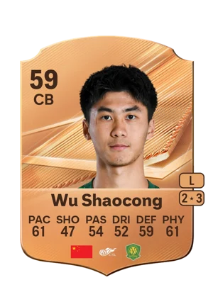 Wu Shaocong 59 CB