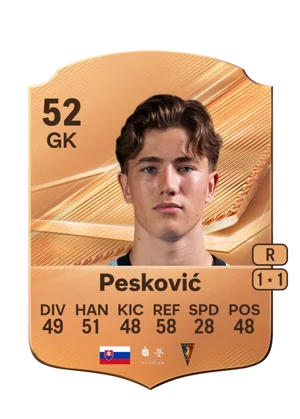 Pesković 52 GK