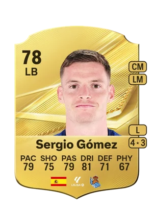 Sergio Gómez 78 LB