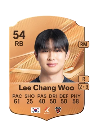Lee Chang Woo 54 RB