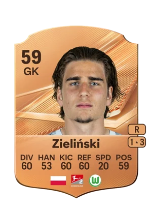Zieliński 59 GK