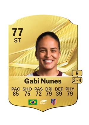 Gabi Nunes 77 ST