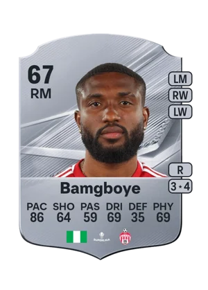 Bamgboye 67 RM