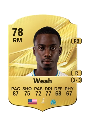 Weah 78 RM
