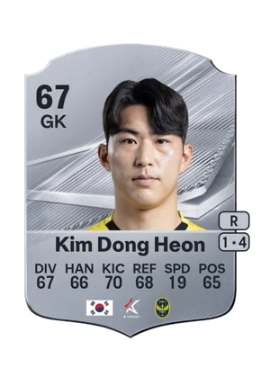 Kim Dong Heon 67 GK