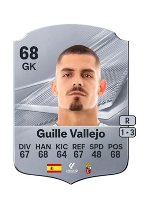 Guille Vallejo 68 GK