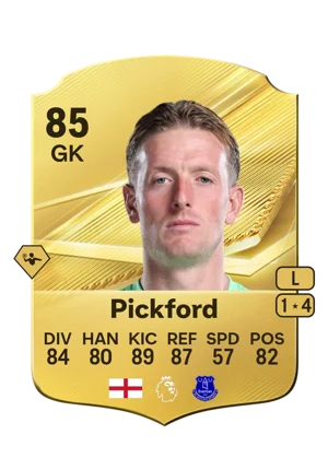 Pickford 85 GK