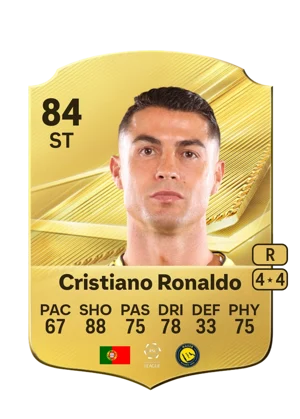 Cristiano Ronaldo 84 ST