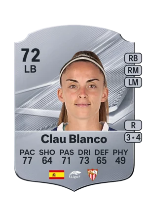 Clau Blanco 72 LB