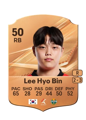 Lee Hyo Bin 50 RB