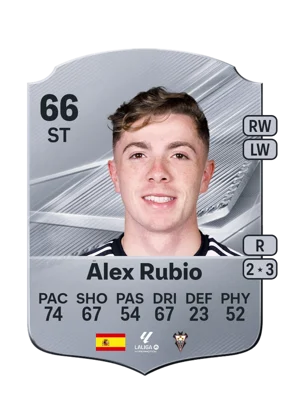 Álex Rubio 66 ST