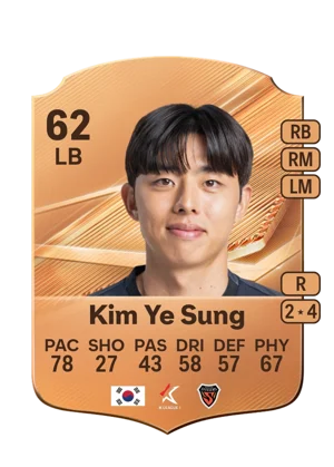 Kim Ye Sung 62 LB