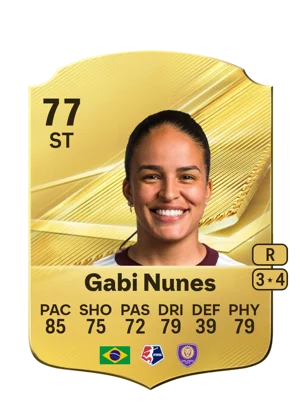 Gabi Nunes 77 ST