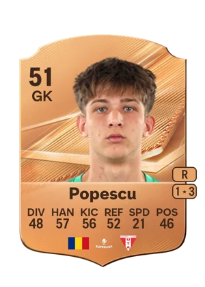 Popescu 51 GK