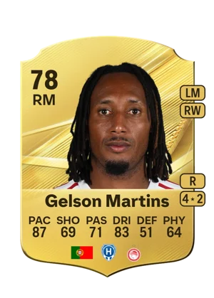 Gelson Martins 78 RM