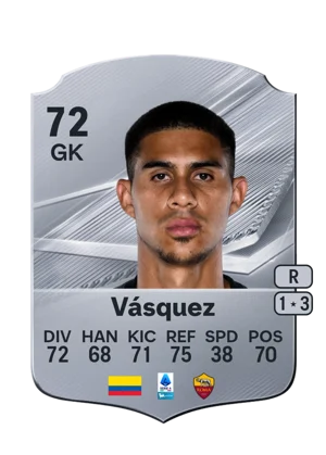 Vásquez 72 GK