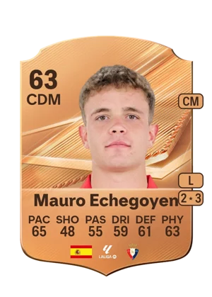 Mauro Echegoyen 63 CDM