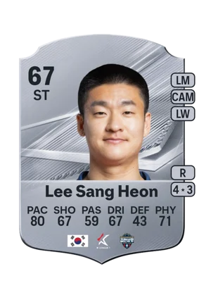 Lee Sang Heon 67 ST