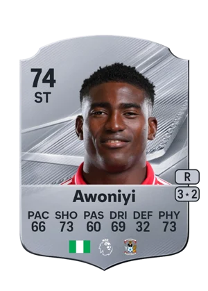 Awoniyi 74 ST