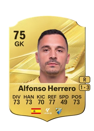 Alfonso Herrero 75 GK