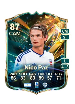 Nico Paz 87 CAM