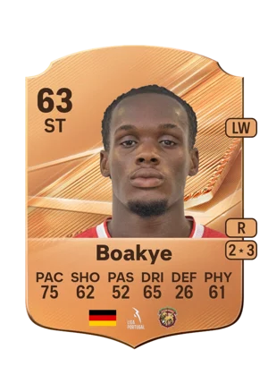 Boakye 63 ST
