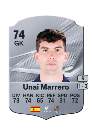 Unai Marrero 74 GK