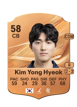 Kim Yong Hyeok 58 CB